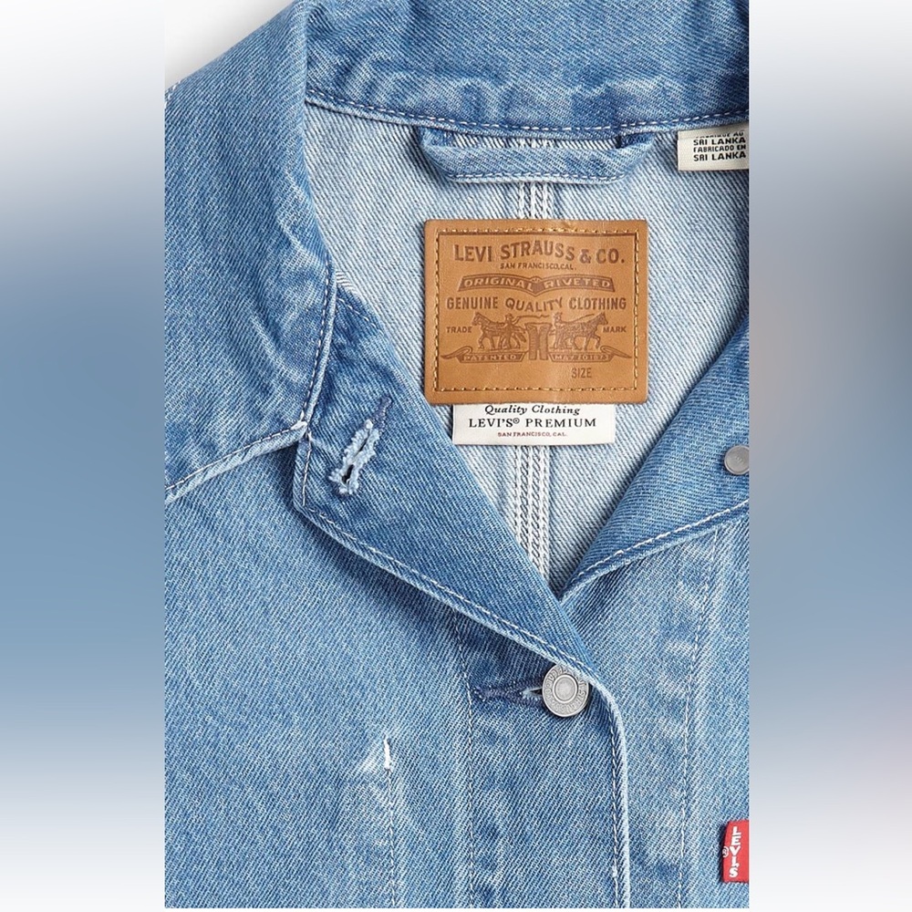 Levi's Light Blue Denim Jean Jacket - Picture 5 of 5
